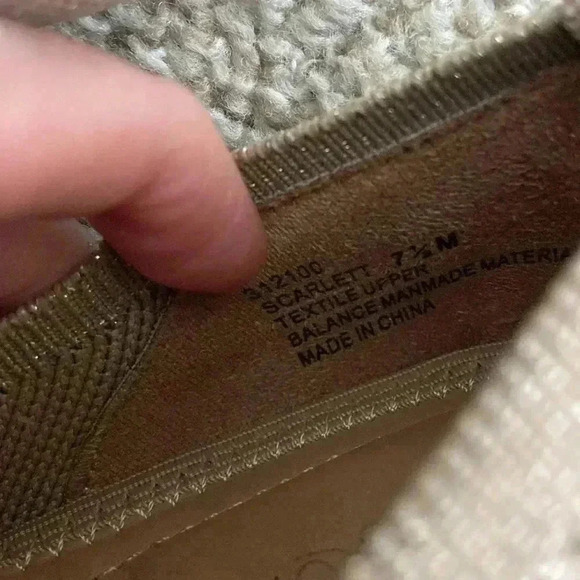 Cynthia Rowley Ballet Flats size 7.5 Shimmer nude color - Picture 5 of 5